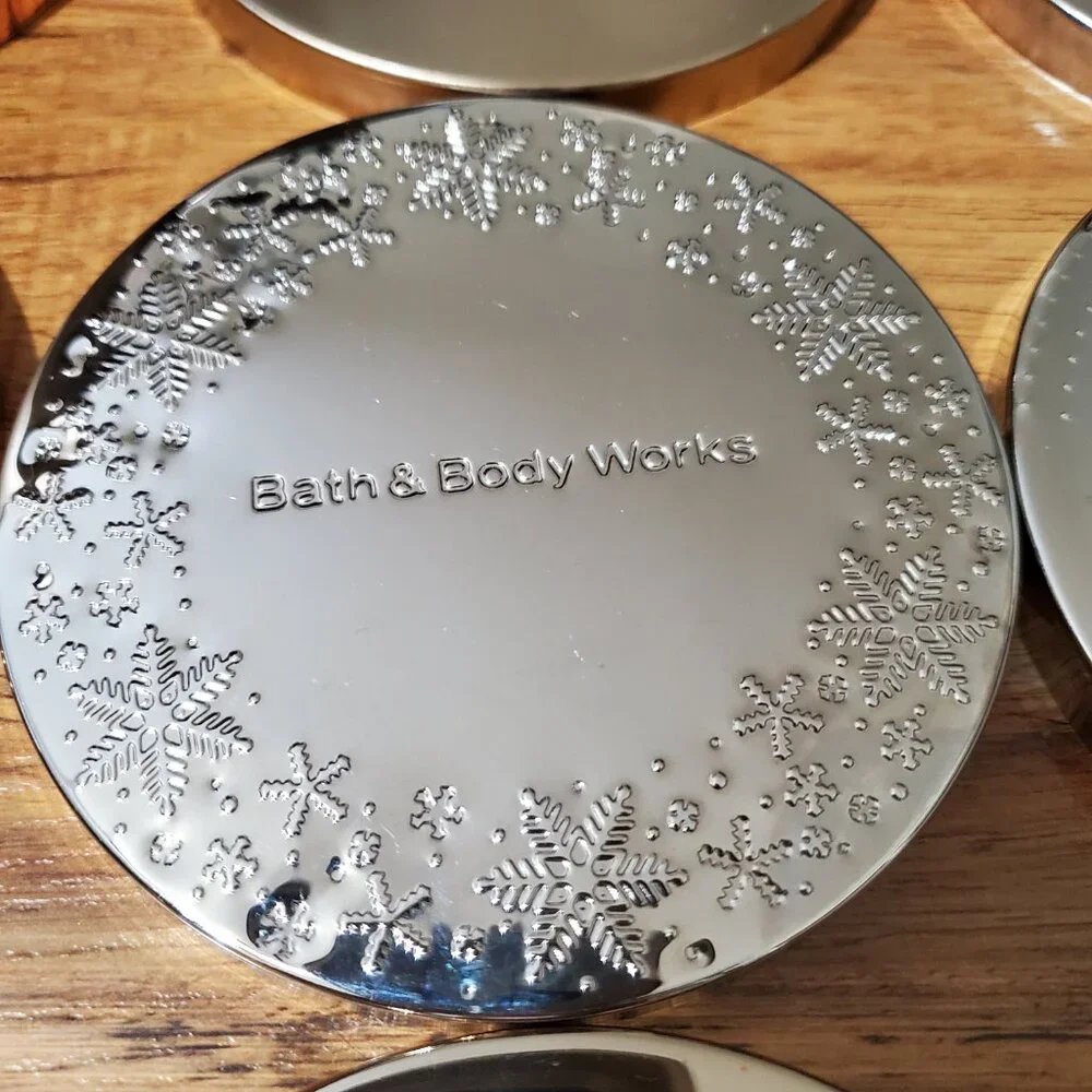 Bath & Body Works 3-Wick Candle Lids 17 Decorative Lids
